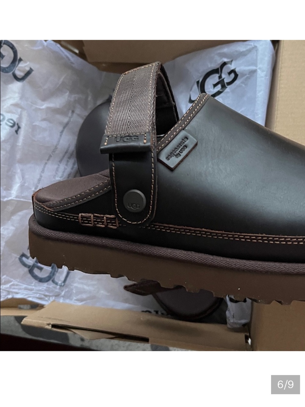 UGG® LEATHER GOLDENSTAR SLINGBACK
CLOGS
$149 - Picture 6 of 10